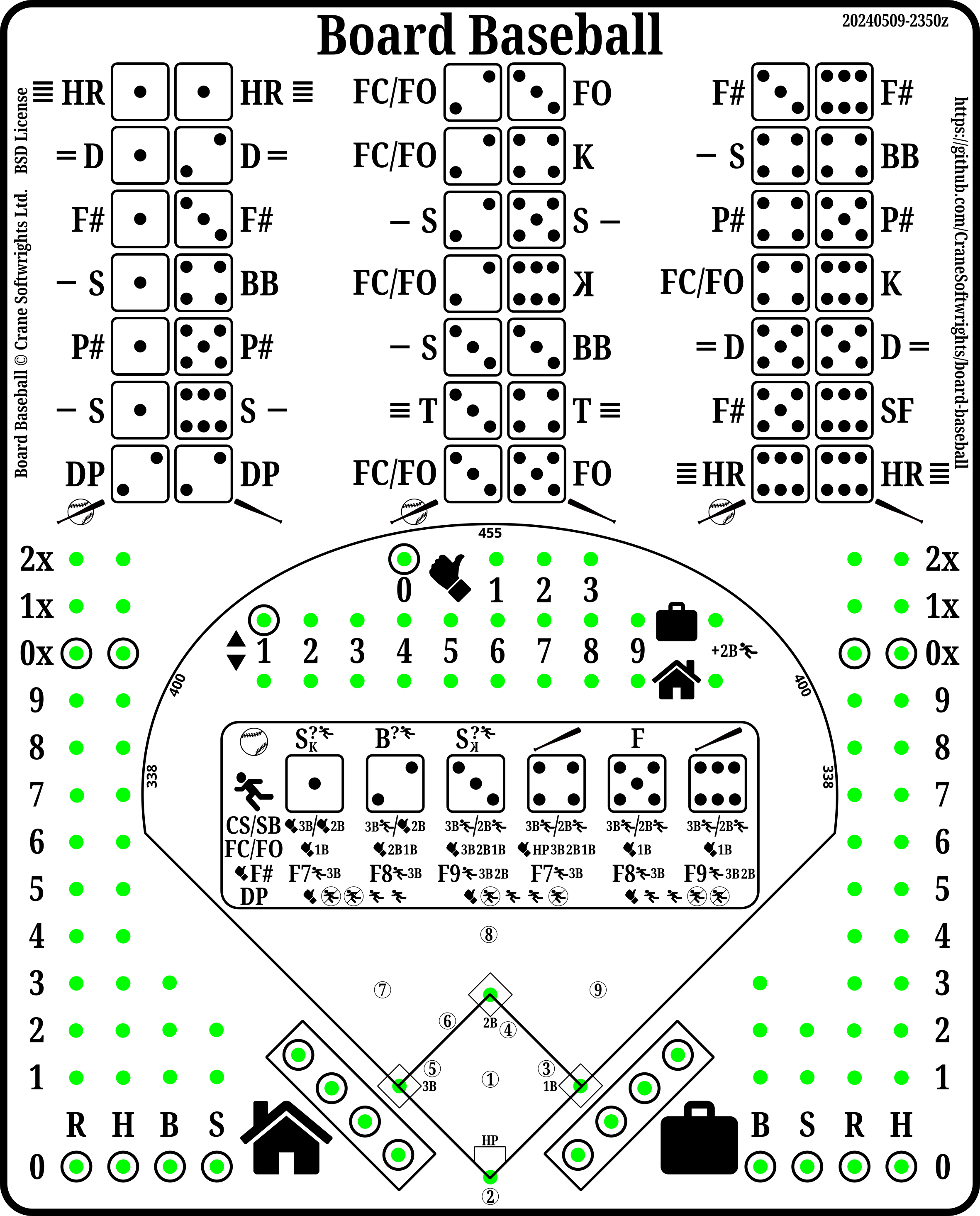 Single board front